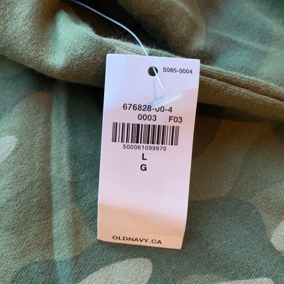 Oversized camo jersey top/tunic sweater dress - Picture 2 of 3